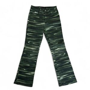 RVT green printed pants